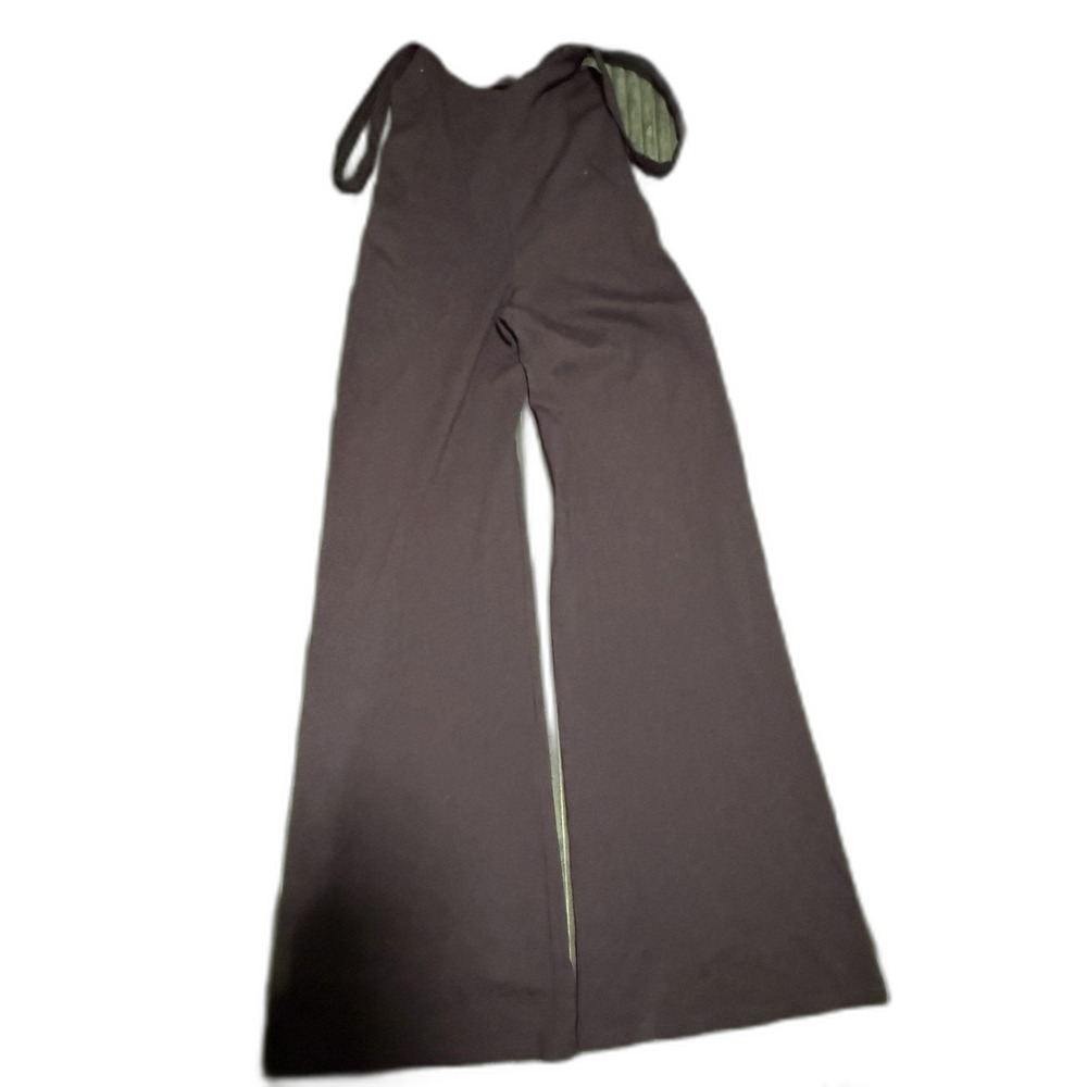 Akira Black Flare Jumpsuit — Wide Leg